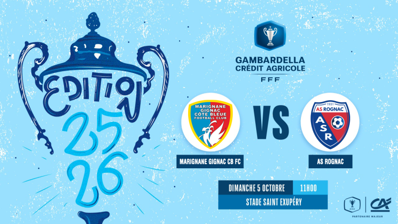 COUPE GAMBARDELLA : DERBY POUR LES U18 R2 CE DIMANCHE FACE À L'AS ROGNAC