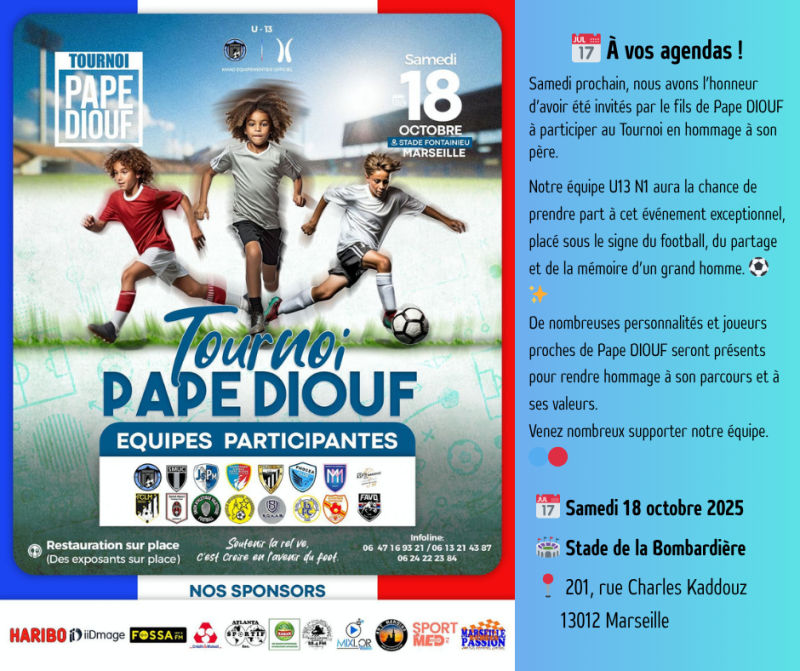 TOURNOI PAPE DIOUF