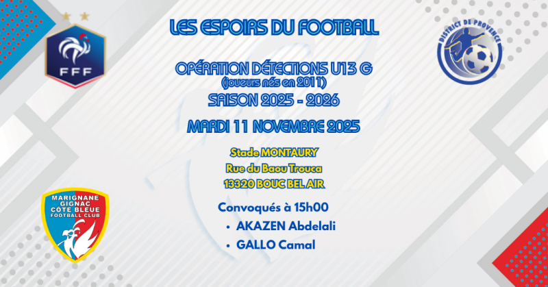 LES ESPOIRS DU FOOTBALL !