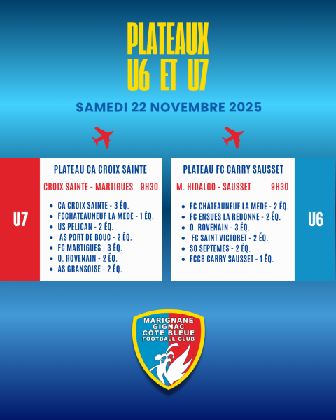 AGENDA DES RENCONTRES DU WEEK-END !