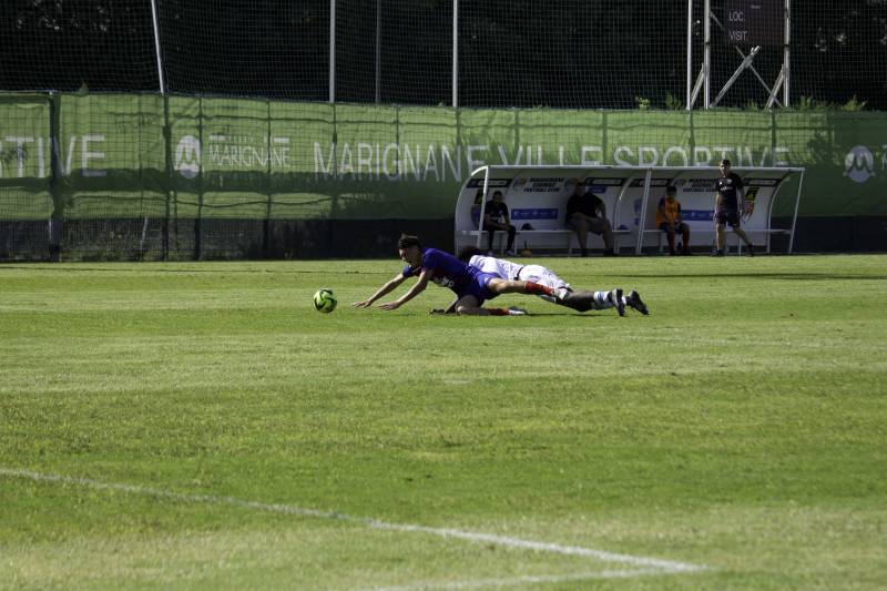 U15 R : COMBATIVITÉ ET ESPOIR MALGRÉ LA DÉFAITE CONTRE L’OM