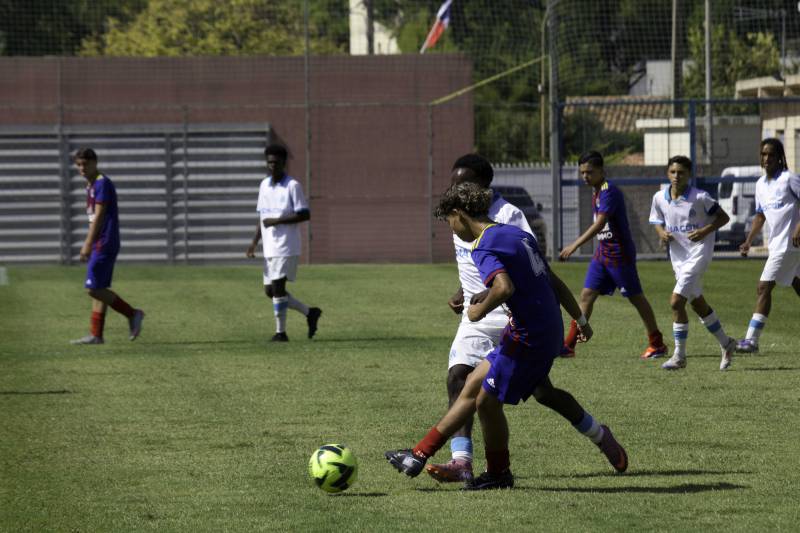U15 R : COMBATIVITÉ ET ESPOIR MALGRÉ LA DÉFAITE CONTRE L’OM