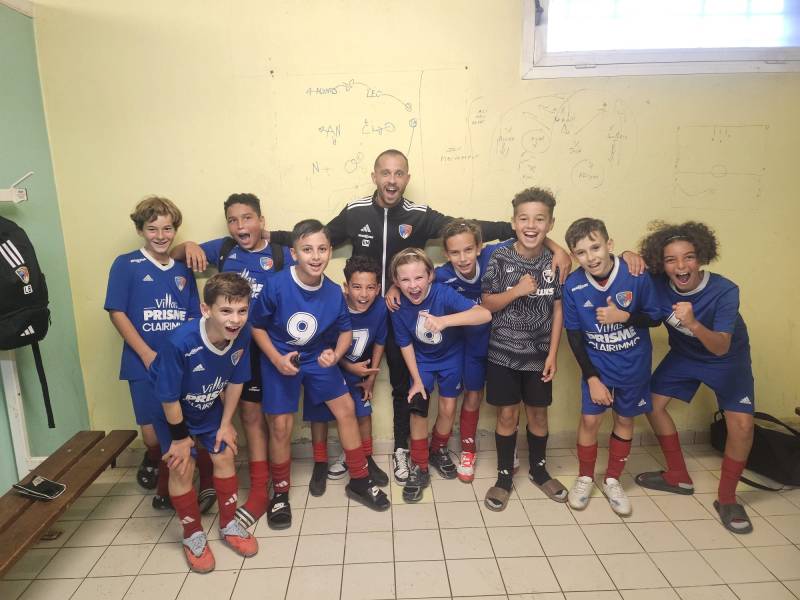 U12 NIVEAU 2 : UNE LARGE VICTOIRE CONTRE LE ROVE !