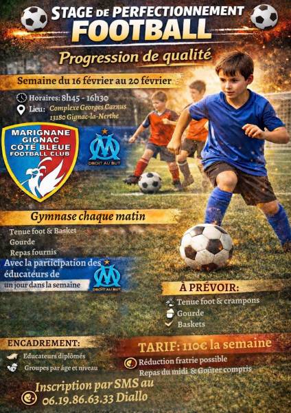 LE MGFC DONNE RENDEZ-VOUS POUR SON STAGE FOOT !