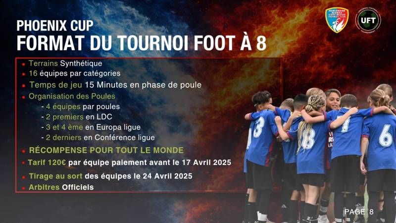 PHOENIX CUP 2026 : IL RESTE ENCORE DES PLACES, NE TARDEZ PAS !