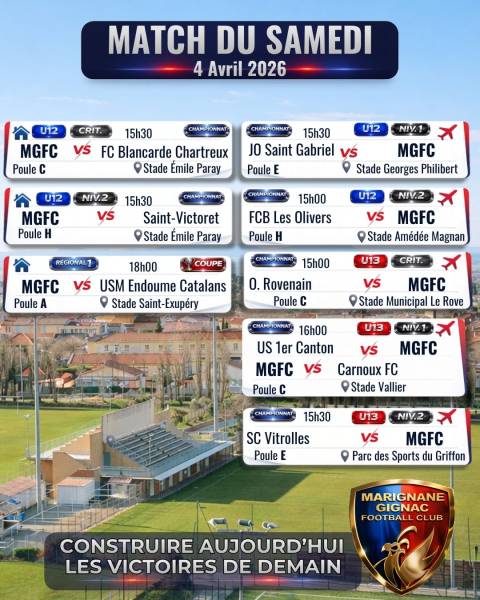 UN WEEK-END DÉCISIF ET ENGAGÉ POUR LE MGFC !