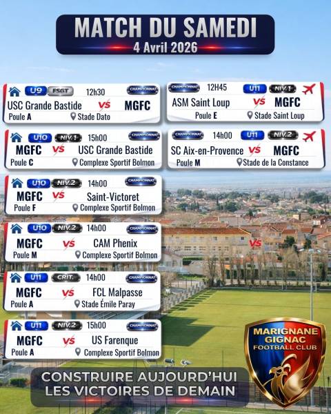 UN WEEK-END DÉCISIF ET ENGAGÉ POUR LE MGFC !