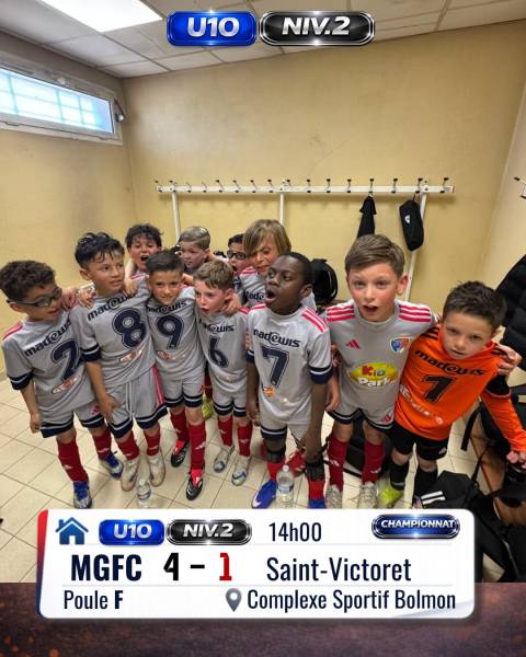 WEEK-END CONTRASTÉ POUR LE MGFC : ENTRE CONFIRMATIONS, APPRENTISSAGE ET QUALIFICATION MARQUANTE !