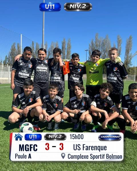 WEEK-END CONTRASTÉ POUR LE MGFC : ENTRE CONFIRMATIONS, APPRENTISSAGE ET QUALIFICATION MARQUANTE !