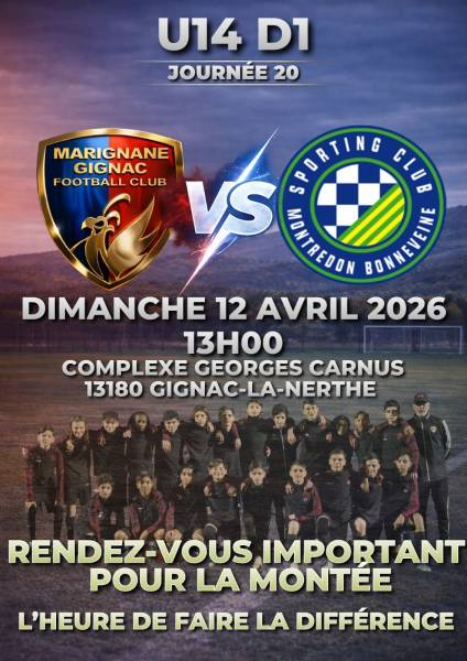 U14 D1 : UN RENDEZ-VOUS CAPITAL DANS LA COURSE À LA MONTÉE !