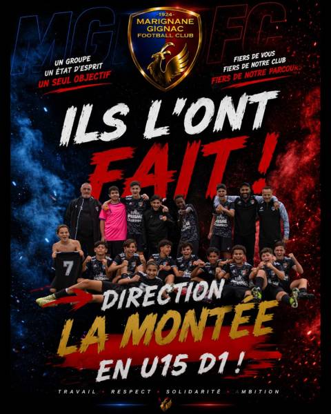 UN WEEK-END HISTORIQUE POUR LA FORMATION DU MGFC !