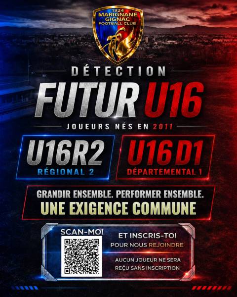 DÉTECTION 2026/2027 : LE MGFC PRÉPARE L'AVENIR AVEC AMBITION !