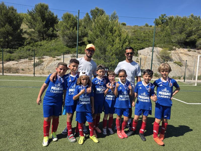 SUPERBE PARCOURS DES U8 AU TOURNOI DE CÔTE BLEUE !