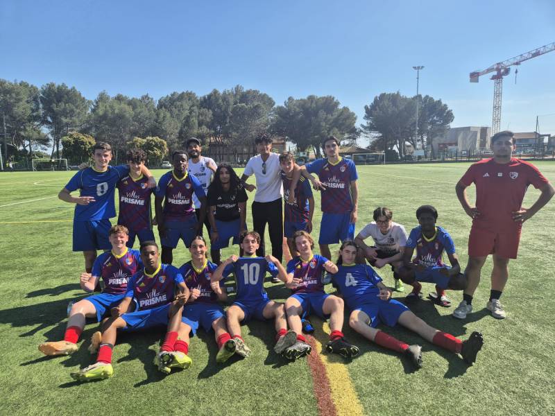 VICTOIRE 2-1 À LAMBESC : LES U18D1 SACRÉS CHAMPIONS