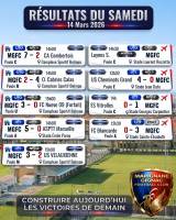 LES RÉSULTATS DU WEEK-END !